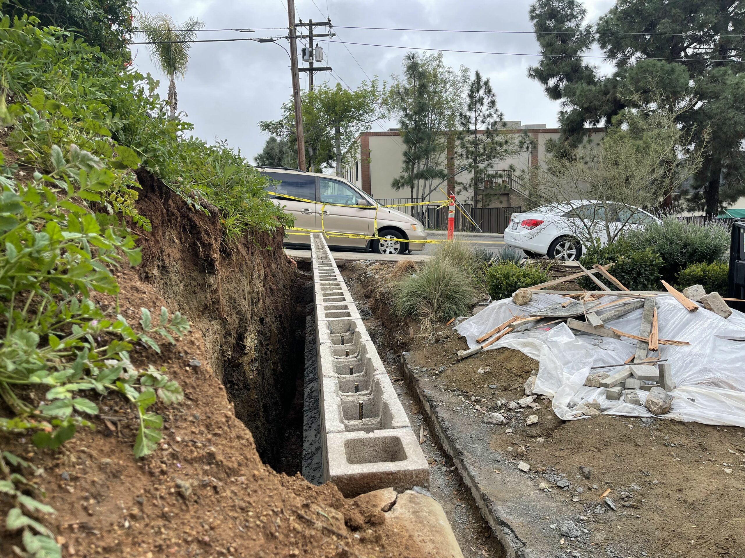 retaining wall repair near me